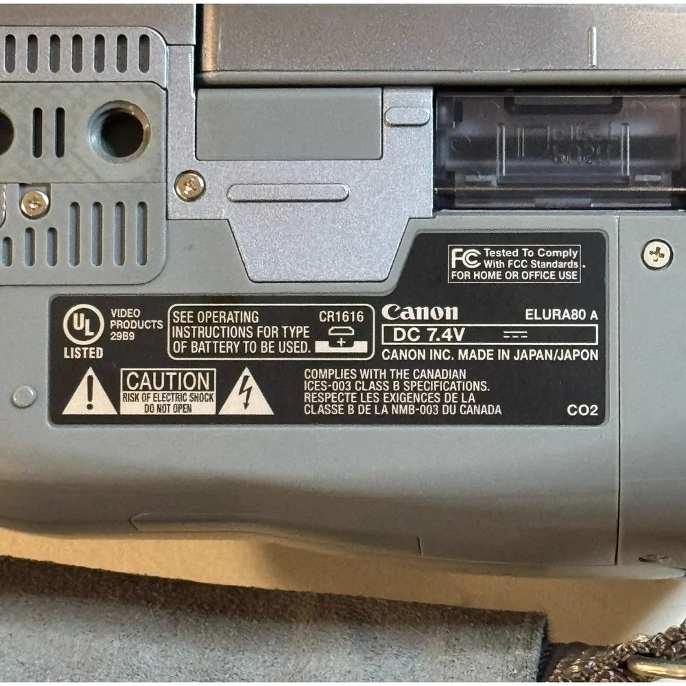Canon Elura 80 Silver 2.5